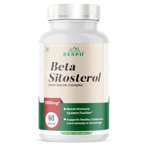 [BRSRAGIRBB6QGYDA] Zespo Beta Sitosterol Complex, Prostate & Cholesterol Support, 60 Caps