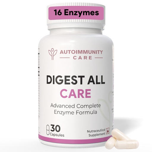 [BRSROFD7OYCBA3TG] Autoimmunity Care Digest All Care – Complete Digestive Enzymes Supplement for Digestion | All-in-1 Enzymes for Digestion to Reduce Acidity, Bloating, Gas & gut Discomfort | Digestive Enzyme Tablets | 30 Caps (30 dose)