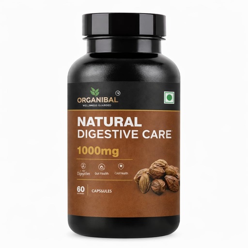 [BRSRGGT3BMFGADLL] Digestive Care Capsules 1000mg, Herbal Digestive Health Supplement for Gut Health & Digestion, Acidity & Daily Gut Wellness Supplement for Men & Women, 60 Capsules