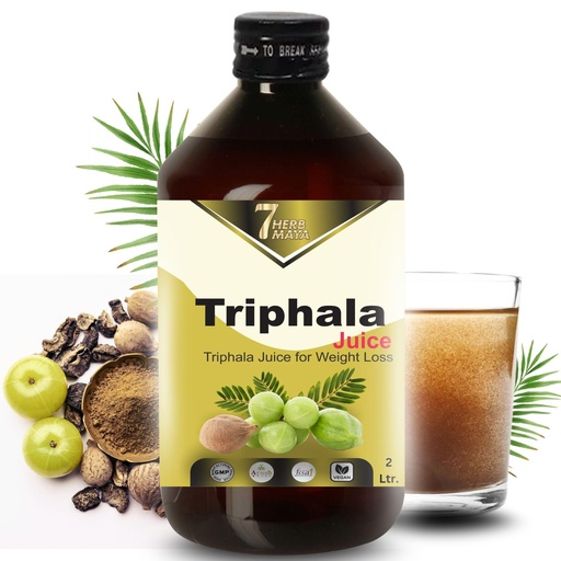 [BRSREBT5BUPWO3DF] Triphala Juice | Cold-Pressed Amla, Harad & Baheda | No Added Sugar | Ayurvedic Herbal Juice | Supports Gut Balance, Digestive Wellness & Daily Cleansing (2 Litre)