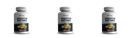 [BRSRE2Y2CUIWODT4] Digestive Enzymes Capsules I MULTI ENZYMES FORMULA TO MAXIMIZE THE NUTRIENTS UPTAKE| 60 Capsules Pack of - 3