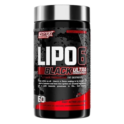 [BRSRGAQYBYFRS33G] ORIGINAL LIPO6 Black - Pack of 60 Capsules