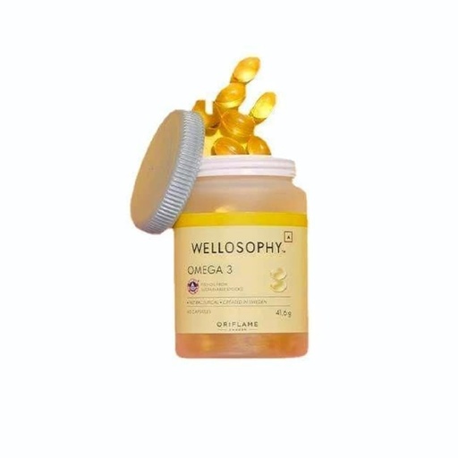 [BRSRAFDRPMCAAFDK] Oriflame WELLOSOPHY Omega 3 (60 Capsules)
