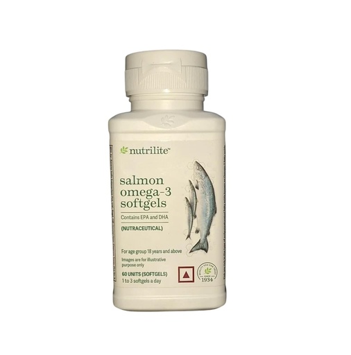 [BRSWIGAQAJ5BAE3A] Amway Nutrilite Salmon Omega 3- Pack of 60N Softgels