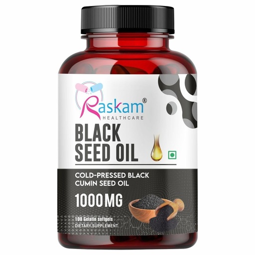 [BRSREFI7OEFQYCYY] Pure Organic Cold-Pressed Black Seed Oil Softgels - Non-GMO Pure Nigella Sativa Black Cumin Seed Oil for Beauty Immunity & Overall Wellness Support - Thymoquinone-Rich 1000mg Serving 100 softgels