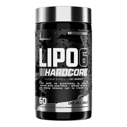[BRSRGAQYBV6QAH3U] ORIGINAL LIPO6 Hardcore - Pack of 60 Capsules