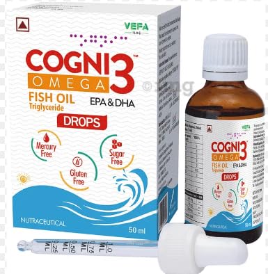 [BRSROAA7C4FRQYA3] Cogni 3 Omega Fish Oil Drops