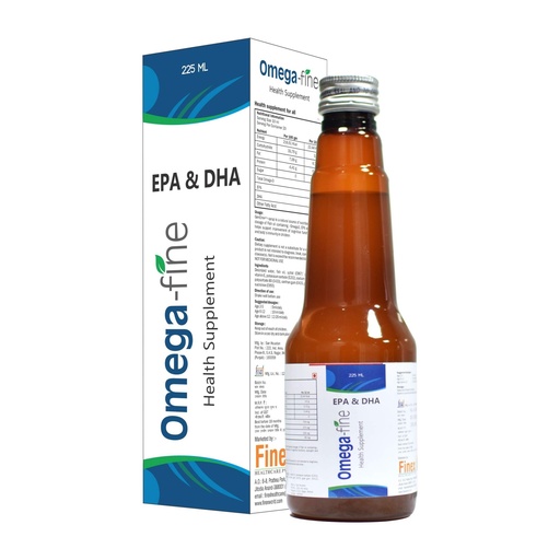 [BRSWYFT2BV6GO3DU] Health Supplement Syrup with Fish Oil (Omega-3, EPA, DHA) For Brain Health & Immunity (225 ml)