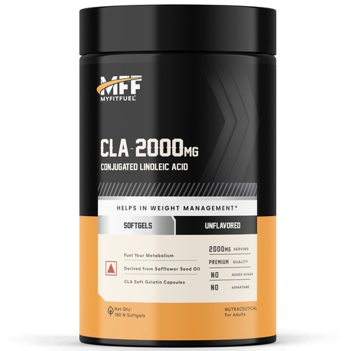 [BRSW2HY5DECBGGTZ] MyFitFuel CLA 2000mg, (180 Softgels), Supplement For Men & Women