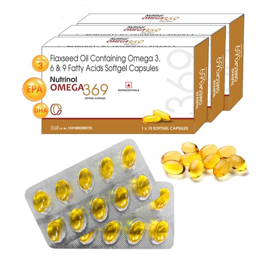[BRSRA2YRDECGKGTG] KNOLL HEALTHCARE Nutrinol Omega 3 6 9 Multivitamin Supplement for Men & Women (450 mg Omega Oil Concentrate with Flaxseed & Blackseed Oil) Fatty Acids (Omega 3 6 9, 30 Capsules)