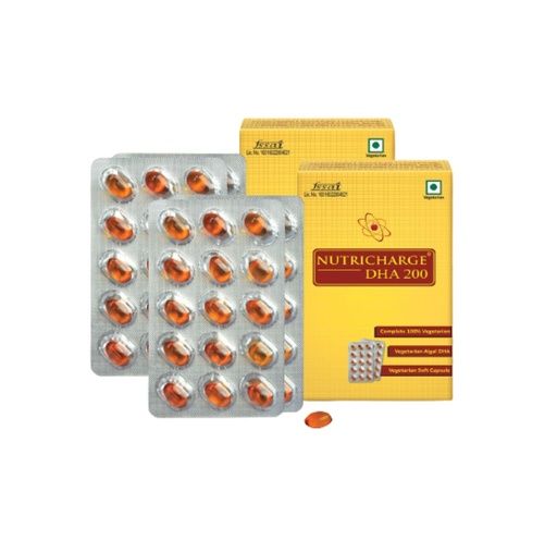 [BRSROFT3AABBUETP] Nutricharge DHA 200 Plant based DHA (Pack Of 2)
