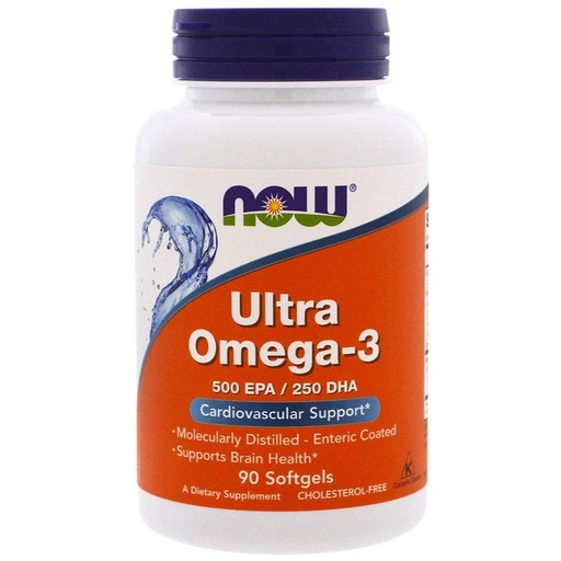 [BRSWIEIZBEHR43I3] Now Foods Ultra Omega 3 Fish Oil 90 Softgels