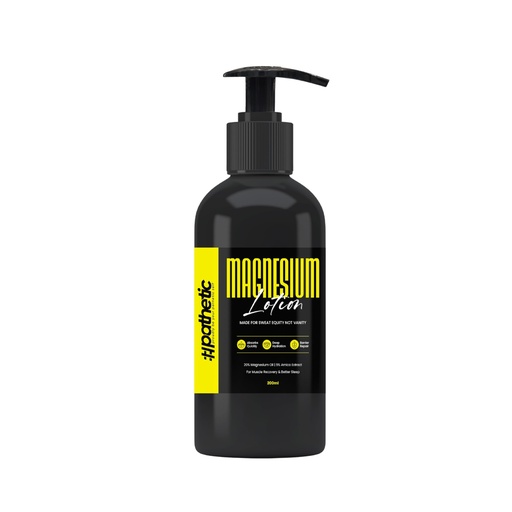[BRSRGBACOAJREH3L] Pathetic Magnesium Lotion | Muscle Recovery | Post Workout Lotion | 20% Magnesium Oil with Arnica | Deep Hydration | Fast Absorbing | Non-Greasy | For Everyday Athletes | 200 ml