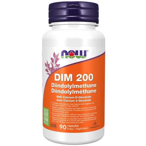 [BRSWYZQNOF5AKCA4] Now DIM 200mg with Calcium d-Glucarate 90vcap