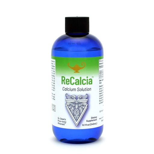 [BRSWGZQQCMPGAC36] RnA ReSet ReCalcia – Liquid Calcium Supplement with Pico-Ionic Formula, High Absorption for Bone & Cardiovascular Support, Supports Muscle Function, 8.1 fl oz (1-Pack), NSF Contents Certified