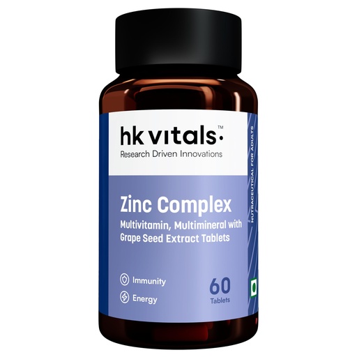 [BRSW2YI6BEPAEC34] hk vitals Zinc Supplements, 60 Tablets