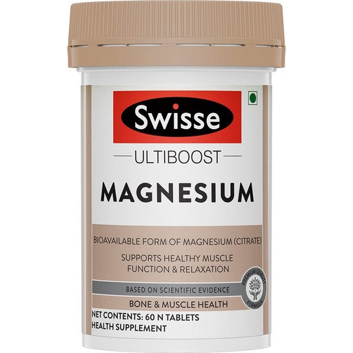 [BRSWYZT2OV7GAHL6] Swisse Magnesium For Muscle Recovery, Sound Sleep & Stress Relief - Australia'S No. 1 Magnesium Supplement - Supports Relaxing, Calming & Muscle Regenerative Sleep - 60 Tablets