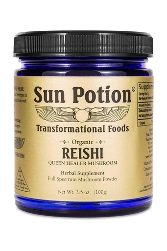 [BRSWIED7OEORQETK] Organic Reishi Mushroom Powder | Ganoderma Blend (Lucidum, Applanatum, Tsugae) | Full Spectrum Functional Mushroom | Adaptogenic Superfood | Non-GMO Powder for Tea, Coffee & Daily Wellness 100g