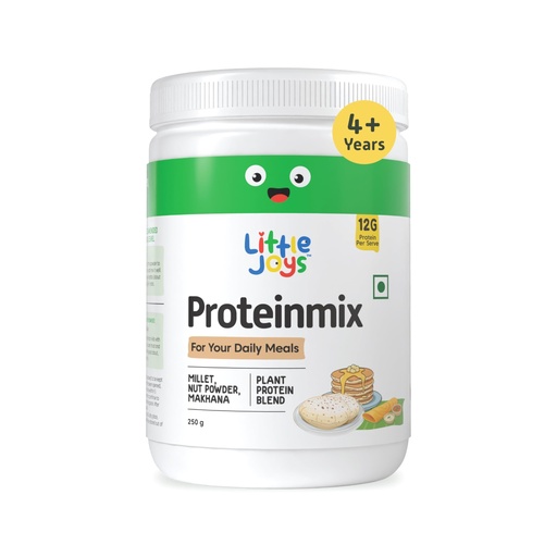 [BRSRGBQECECGEFY2] Little Joys Multipurpose Roti Protein Mix 250g | Cookable Plant Protein Powder | 12g Protein Per Scoop | Pea, Soy & Brown Rice | No Taste Change, No Added Sugar | Mix in Roti, Dosa, Pancake