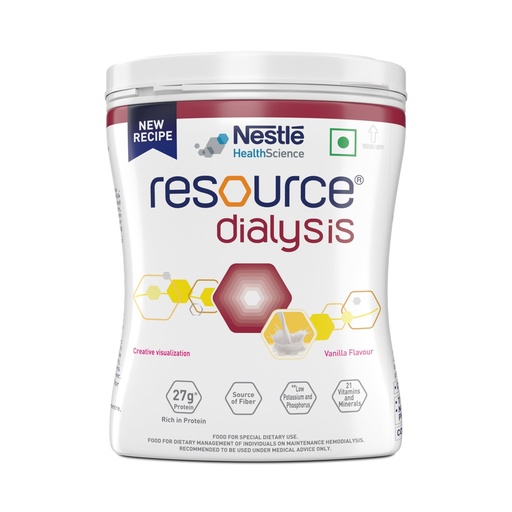 [BRSWGGTYOAPBMHLX] Nestle Health Science,RESOURCE, Dialysis, Food For Dietary Management, Vanilla Flavour, 400g, Pet Ja