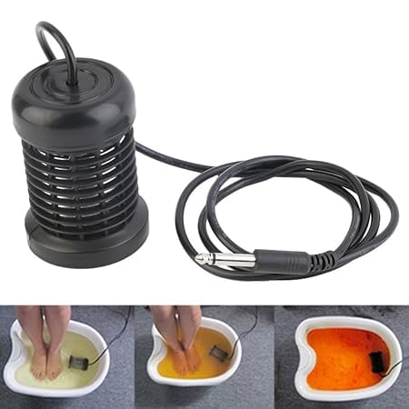 [BRSRECQEAQPAED37] AcumartProfessional Ionic Detox Foot Bath Array, Black ABS Material, Compatible with Most Ionic Cleanse Machines, Spa Treatment Accessory with Standard Plug