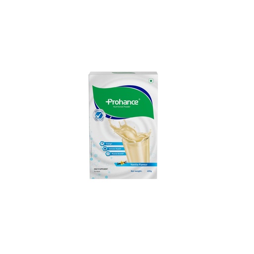 [BRSWGGQ2OUNAO33U] Prohance Nutrition and Food Powder, Vanilla, Pack of 400 g
