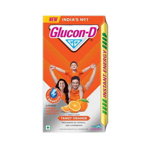 [BRSWGHADBB6RQFDP] Glucon-D Instant Energy Drink Powder Refill 1KG | Energy, Recovery, Immunity | Tangy Orange