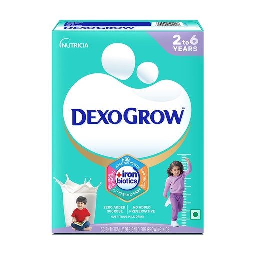 [BRSRACD3OQARYAD7] Nutritious Milk Drink for 2-6 year Old Kids with IRON BIOTICS, Zero Added Sucrose - 400g BIB