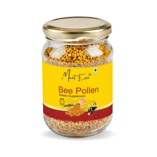 [BRSREZD7DIORSG35] Organic Bee Pollen Granules 100g Glass Jar | Raw & Unprocessed Superfood | Rich in Protein, Vitamin B, Minerals, Antioxidants | Supports Digestion, Bone Strength & Blood Pressure Health
