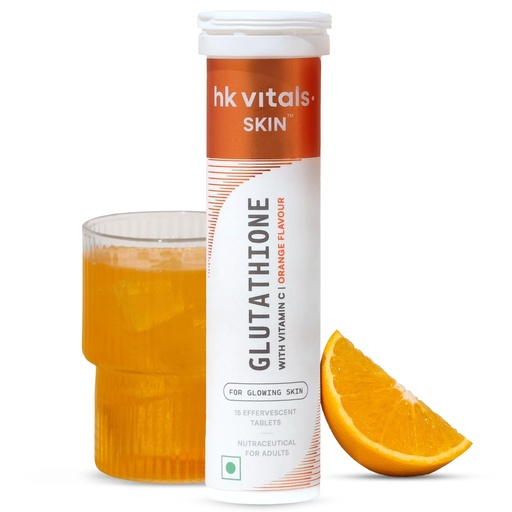 [BRSROBICDF6BUA3J] hk vitals Glutathione, Orange, 15 Effervescent Tablets