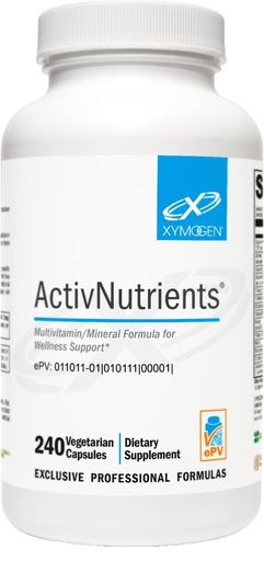 [BRSRMGQTDN7W2CTH] XYMOGEN ActivNutrients - Multivitamin & Multimineral Formula - Wellness, Immune & Energy Support - Active B Vitamins & Chelated Minerals - Vegetarian, Non-GMO & Gluten Free - 240 Count