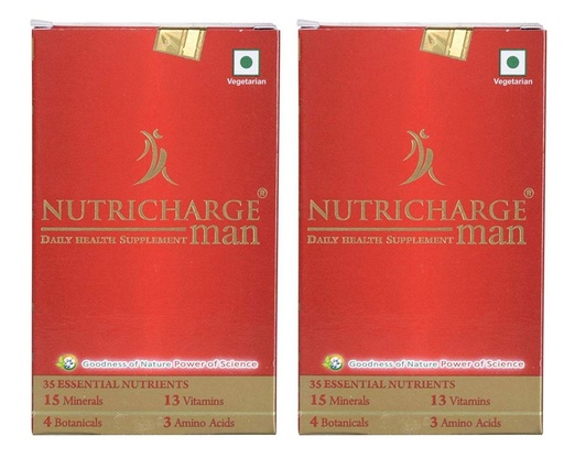 [BRSWG2QEBUNAEFY2] Nutricharge Daily Health Suppliment Tablet For Men (Pack Of 2)