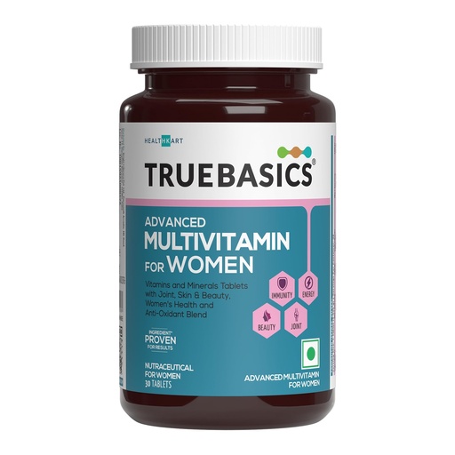 [BRSWGBQFDMGWCHTB] TrueBasics Advanced Multivitamin for Women, 30 Tablets