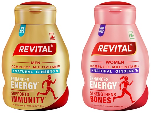 [BRSREGAFAANB4HLO] Revital Women's 60 capsules + Men's 60 capsules