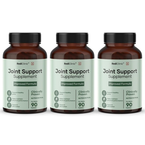 [BRSRGGT6BYCBOELL] Joint Support Tablets for Men and Women | Glucosamine Chondroitin and MSM, Ginger Extract |Joint Pain, Joint Cartilage Support & Muscle Health | Pack of 3-90 Tablets