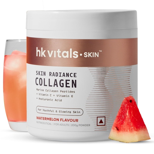 [BRSRMZA3CJ7WC2TL] hk vitals Skin Radiance Marine Collagen Supplement Powder, Watermelon, 200g