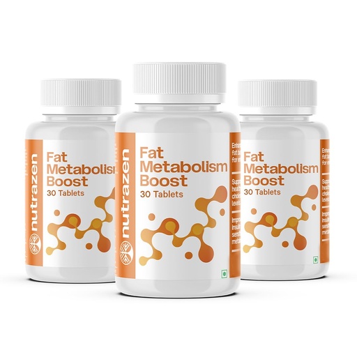 [BRSREYI5CMFBUG3X] Fat Metabolism Boost - Pack of 3 | 20 Plant Based Ingredients