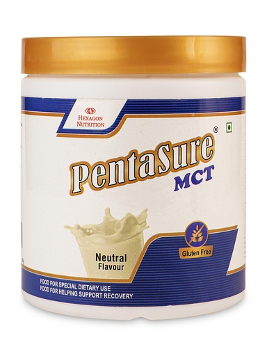 [BRSRAZTYCQPRU3DP] PentaSure MCT - Medium Chain Triglyceride Powder | Neutral Flavour-100g | Gluten Free | Easy Calorie without Carbs | Instant Source of Energy | 15.3 Kcal per Scoop | 100% Vegetarian
