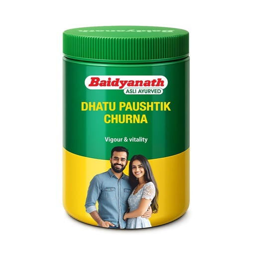 [BRSREZI2OICAOFDZ] Baidyanath Dhatu Paushtik Churna - 100g | Ayurvedic Herbal Powder for Strength, Stamina and Daily Energy Support | With Ashwagandha, Safed Musli, Shatavari & Kaunch Beej |