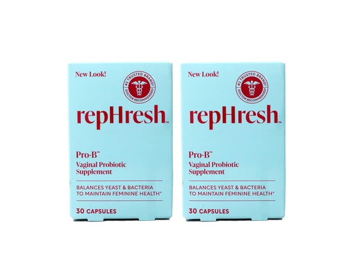 [BRSWIF3QDF7GY23M] RepHresh Pro-B Vaginal Probiotic Supplement, 30 Capsules, Pack of 2