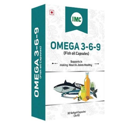 [BRSWYEACCAHAMG3L] IMC Omega 3-6-9 (Fish Oil Capsules),Pack of 30