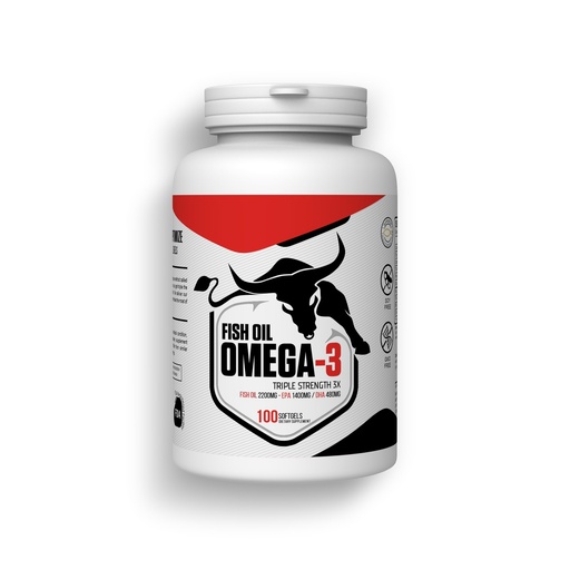 [BRSRMGQ5BMHAOYD5] Omega-3 | 2000 Mg | 100 Softgels | Soy Free | Non Gmo | Triglyceride Form | Wellness | Heart Health | Brain Health | Fssai Approved