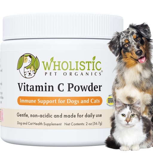 [BRSWIYIICUHBWDL2] Vitamin C for Dogs and Cats, 2 oz, 57 Scoops, Cat & Dog Allergy Relief