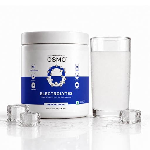 [BRSRMCD6DF7BUFLO] OSMO - Electrolyte Powder | Unflavoured (189g, 45 Servings) | Zero Sugar