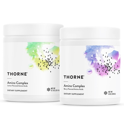 [BRSRAZQPAQNWOHY3] THORNE - Amino Complex Bundle - Promotes Lean Muscle Mass and Energy Production - Lemon & Berry Flavors