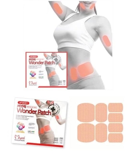 [BRSREADQCUARYFIY] Fat Burner Slimming Upper Body Wonder Patch 8 PCS (8 pcs =1 stripe,3 set) for Women & Men Weight Loss Slim Patch Stickers
