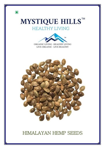[BRSREZL3ABYGCDL3] Mystique Hills Raw Hemp Seeds, 1 Kg