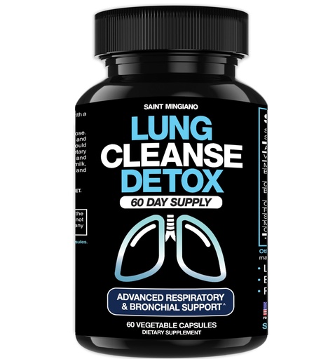 [BRSROAIKBANQEFY2] Lung Cleanse Detox, 60 Day Cleanse - Supports Lung Health Within Bronchial & Respiratory Systems - Quit & Stop Smoking Aids - Herbal Detox for Lungs