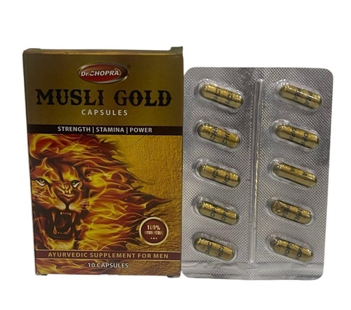 [BRSRGHAEAQAWE3Y2] Musli Gold Capsules 10 pack