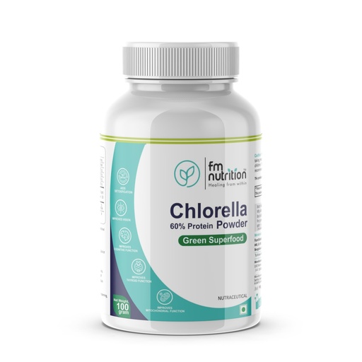 [BRSROHQOCUIBEHQV] Chlorella Powder 100 g | Natural Binder & Heavy Metal Detox | Plant Protein & Omega-3 Rich | Vegan & Non-GMO Superfood